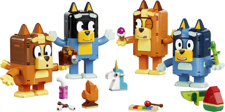 LEGO Bluey «Семья Блуи, построенная из кирпича» 11217 — фото 1