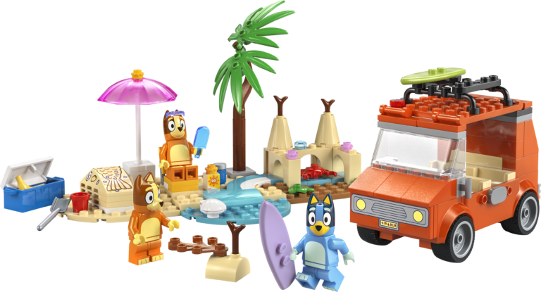 LEGO Bluey «Поездка на пляж Блуи и семейном автомобиле» 11202 — фото 1