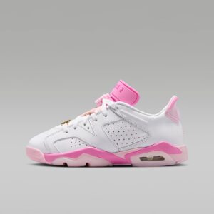 Детские повседневные кроссовки Air Jordan 6 Retro Low 'China Rose'