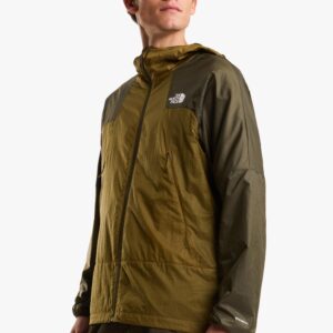Мужская ветрозащитная куртка Ridgelite The North Face, цвет Кедровый / зеленый тауп, полный вид