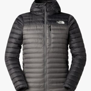 Мужская лёгкая пуховая куртка Bettaforca с капюшоном The North Face, цвет Дымчато-жемчужный / антрацит, полный вид