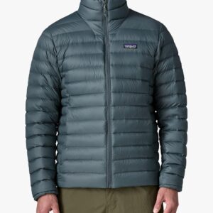 Мужская пуховая куртка Down Sweater Patagonia, цвет Синий, полный вид